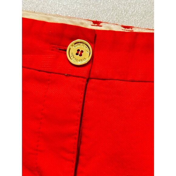 Tory Burch Habenero Pepper Orange Shorts size 6 - Picture 6 of 7